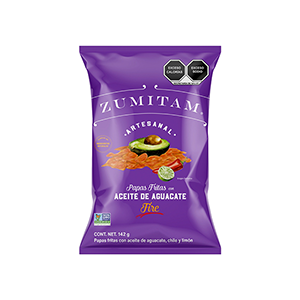 Papas fuego con aceite de aguacate Zumitam 142g