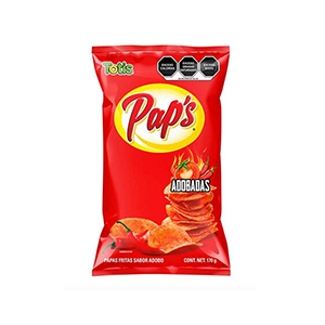 Papas sabor adobadas Pap's 170g