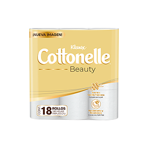 Papel higiénico Cottonelle beauty 18pz