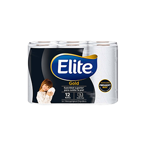 Papel higiénico gold Elite 12pz