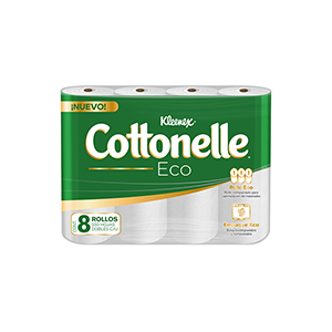 Papel higiénico eco Cottonelle 8pz