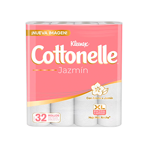 Papel higiénico jazmín Cottonelle 32pz