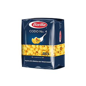 Pasta codo liso no. 4 Barilla 500g