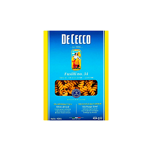 Pasta fusilli De Cecco 454g
