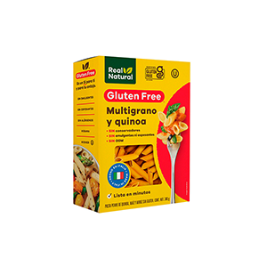 Pasta penne quinoa multigrano sin gluten Real Natural 340g