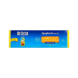 Pasta spaghetti no.12 De Cecco 454g