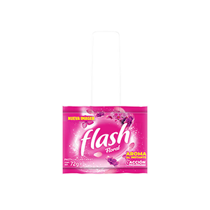 Pastilla para baño con gancho floral Flash 72g