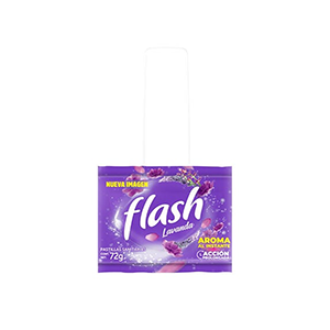 Pastilla para baño con gancho lavanda Flash 72g