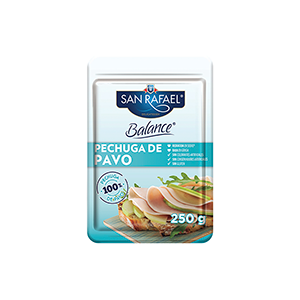 Pechuga de pavo rebanadas delgadas San Rafael Balance 250g