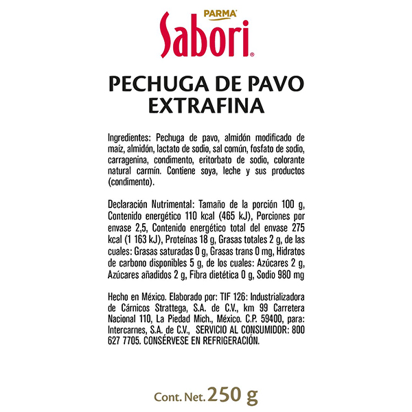 Pechuga de pavo extrafina Sabori 250g - 2