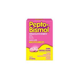Antiácido original tabletas masticables Pepto Bismol 24pz