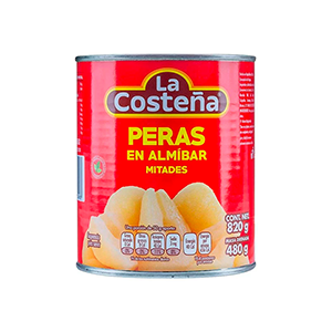 Peras en mitades La Costeña 820g