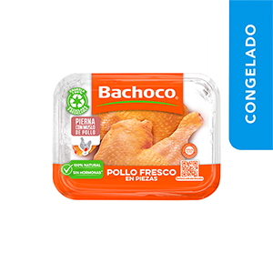 Pierna y muslo de pollo pigmentado congelado Bachoco 750g