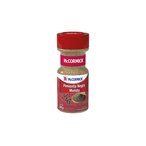 Pimienta negra molida McCormick 64g