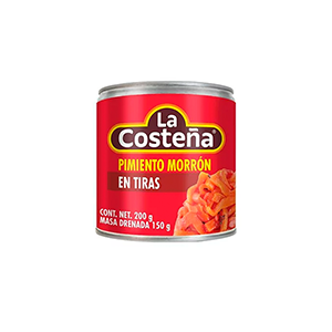 Pimiento morrón en tiras La Costeña 200g