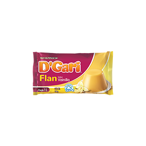 Polvo para flan sabor vainilla D'Gari 115g