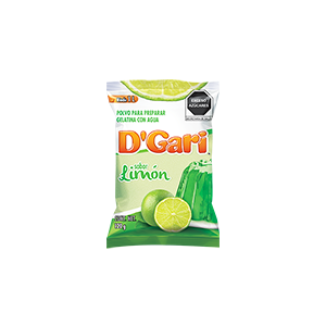Gelatina sabor limón D'Gari 120g