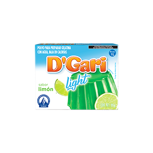 Gelatina sabor limón light D'Gari 20g