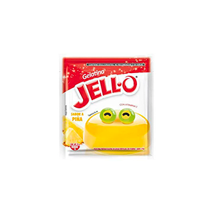 Gelatina sabor piña JELL-O 25g