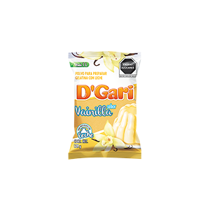 Gelatina en leche sabor vainilla D'Gari 120g