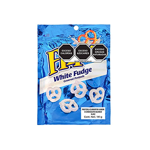 Pretzels chocolate blanco Flipz 141g