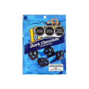 Pretzels chocolate oscuro Flipz 113g
