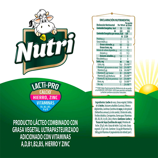 Producto lácteo combinado Nutri 1L - 2