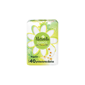 Protectores diarios con manzanilla Naturella 40pz