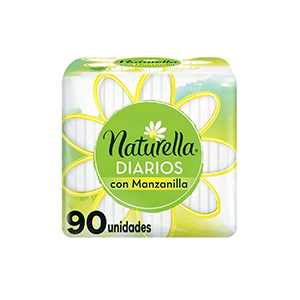 Protectores diarios con manzanilla Naturella 90pz