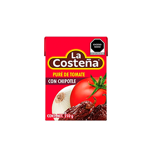 Puré de tomate con chipotle La Costeña 210g