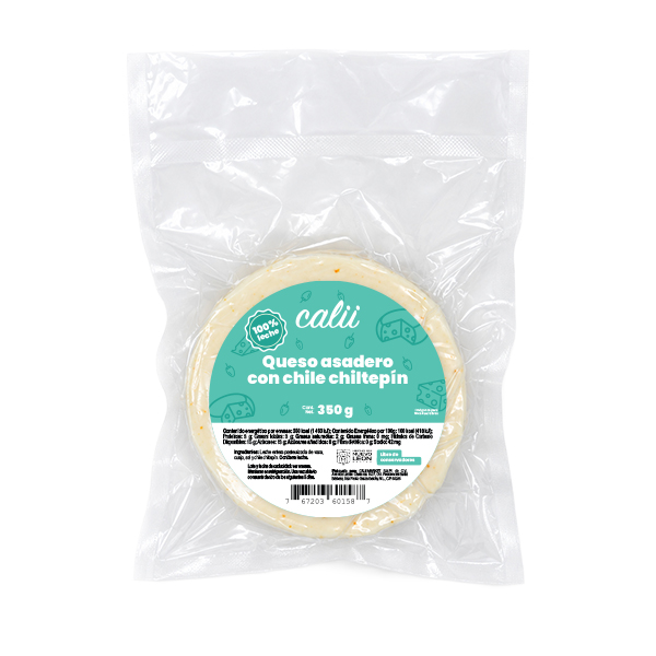 Queso asadero con chile chiltepín Calii 350g - 2