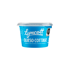 Queso cottage 1% reducido en grasa Lyncott 380g