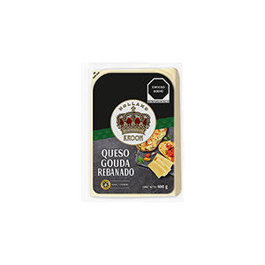 Queso gouda rebanado Kroon 400g