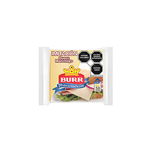 Queso manchego rebanado Burr 144g