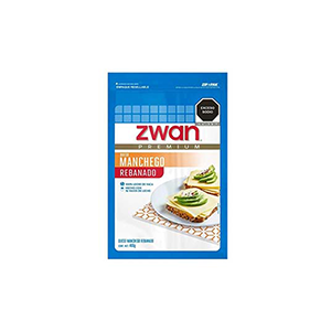 Queso manchego rebanado Zwan 400g