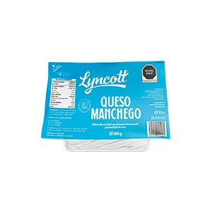 Queso manchego reducido en grasa Lyncott 400g