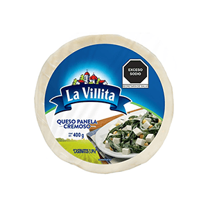 Queso panela cremoso La Villita 400g