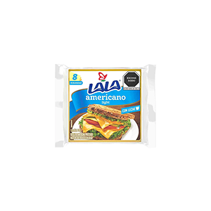 Queso tipo americano light LALA 144g