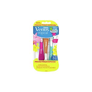 Rastrillos para afeitar tropical para mujer Venus 3pz