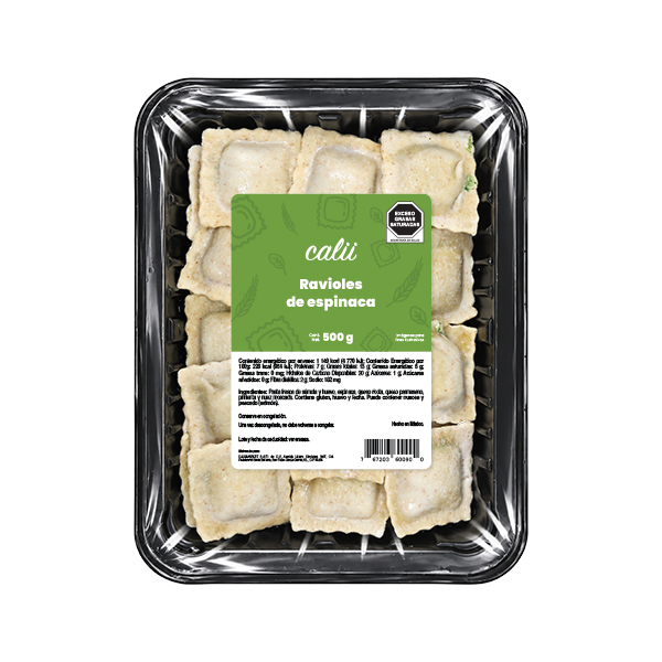 Ravioles artesanales espinaca Calii 500g - 2