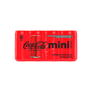 Refresco Coca Cola Sin Azúcar 235ml (8-Pack)