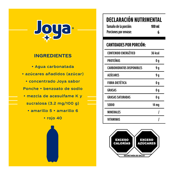 Refresco Ponche Joya 600ml - 2