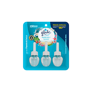 Repuestos de aromatizante líquido paraíso azul Glade 3pz