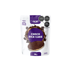 Rice cake cubierto de chocolate Okko 1pz
