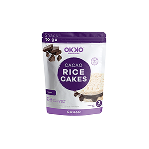 Rice cakes rellenos de cacao y miel Okko 2pz