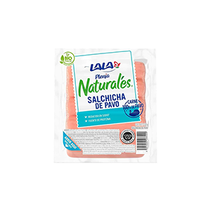 Salchicha de pavo Plenia Natural'es LALA 500g