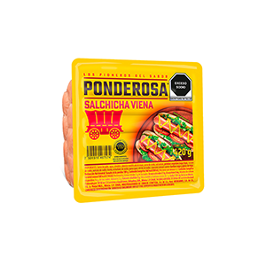 Salchicha viena Ponderosa 420g 