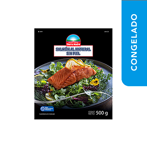 Salmón al natural sin piel Sierra Madre 500g