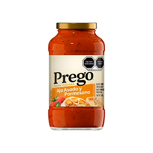 Salsa ajo asado y parmesano Prego 680g