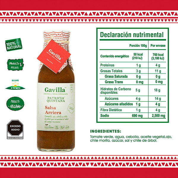 Salsa arriera Gavilla 360ml - 2